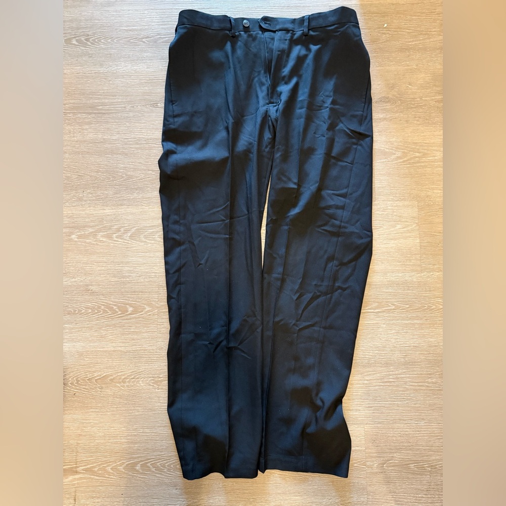 Haggar men’s dress pants black great